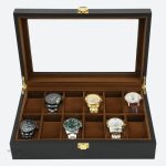 Rangement pratique pour 12 montres de différentes tailles