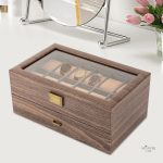 Accessoire en bois pour 24 montres, pratique et stylé