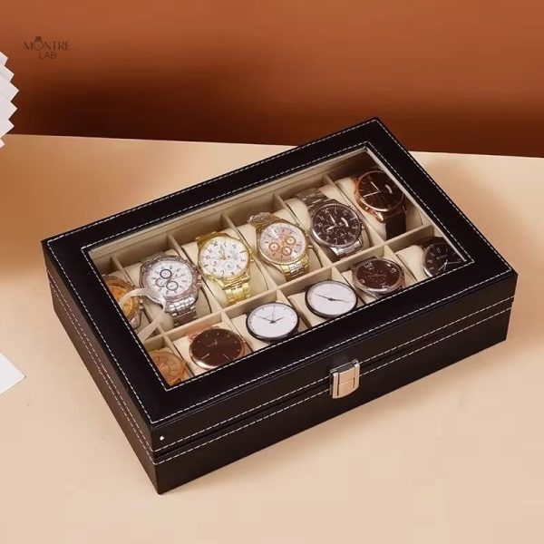 Élégante boîte à montres pour collectionneurs