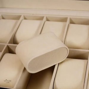 Organisateur de montres en cuir, 12 sections