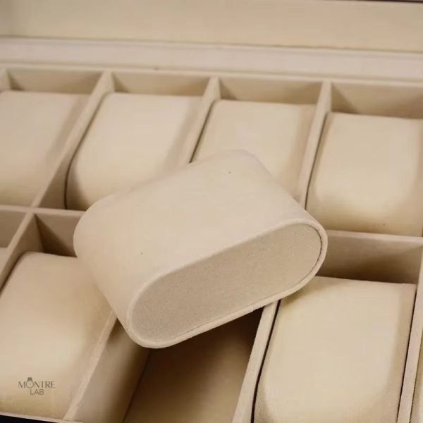 Organisateur de montres en cuir, 12 sections