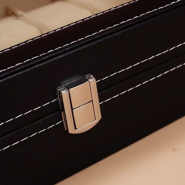 Design raffiné pour 12 montres en cuir