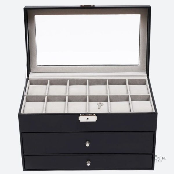 Rangement pratique pour montres en cuir de qualité