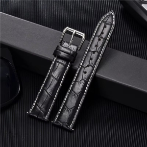 Bracelet en cuir véritable 20mm pour montre