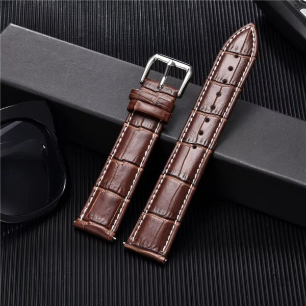Accessoire en cuir authentique pour montre, 20mm