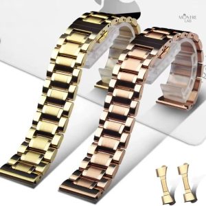 Montre avec bracelet acier 20mm résistant et moderne