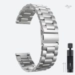 Bracelet montre connectée en acier à maillons