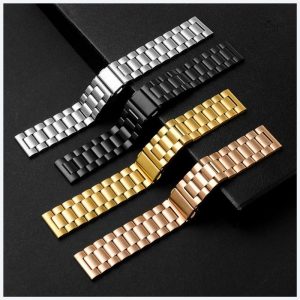 Bracelet en acier pour montre connectée, design élégant