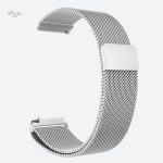 Bracelet connecté en maille milanaise élégante