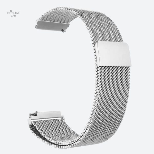 bracelet-montre-connectee-maille-milanaise-1 Bracelet connecté en maille milanaise élégante