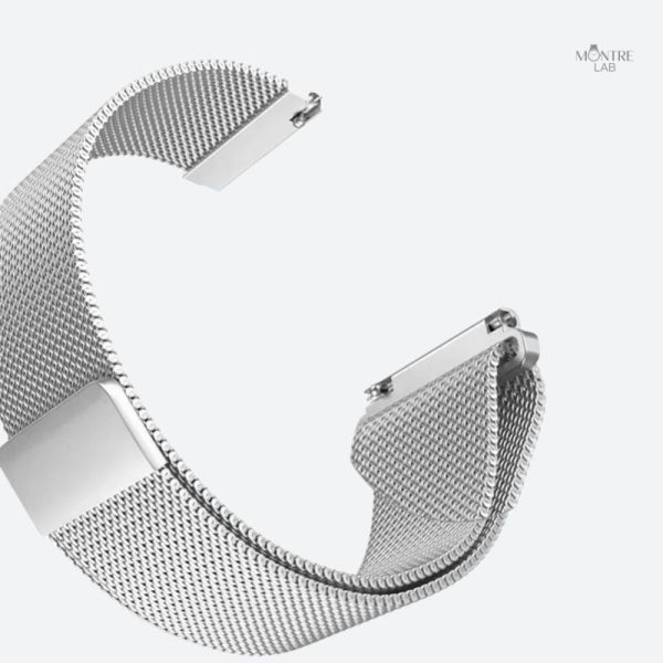 Design raffiné : bracelet maille milanaise pour montre