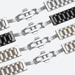 Élégant bracelet en métal pour smartwatch