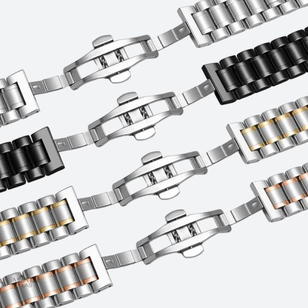 Élégant bracelet en métal pour smartwatch