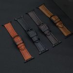 Bracelet Montre en cuir véritable pour hommes
