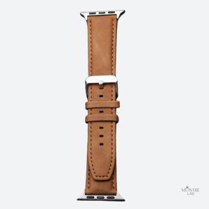 Bracelet montre en cuir et silicone