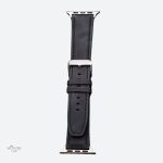 Bracelet de montre durable en cuir et silicone