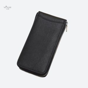 Porte-carte en cuir pour montre, design raffiné