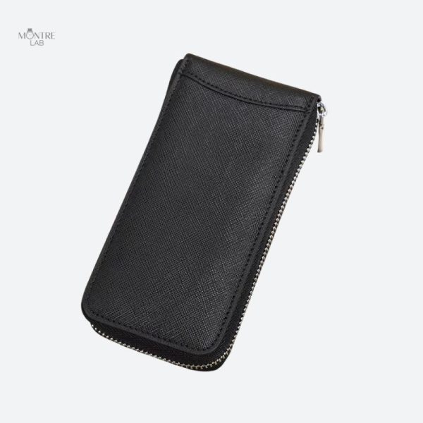 Porte-carte en cuir pour montre, design raffiné
