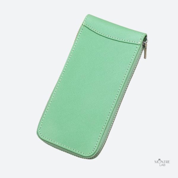 Accessoire en cuir pour montre et cartes, chic