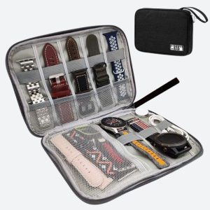 Étui de rangement pour montres et accessoires