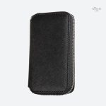 Étui pour montre de voyage en cuir à 2 compartiments
