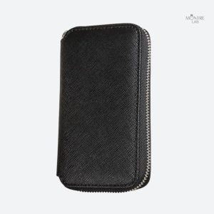 Étui pour montre de voyage en cuir à 2 compartiments
