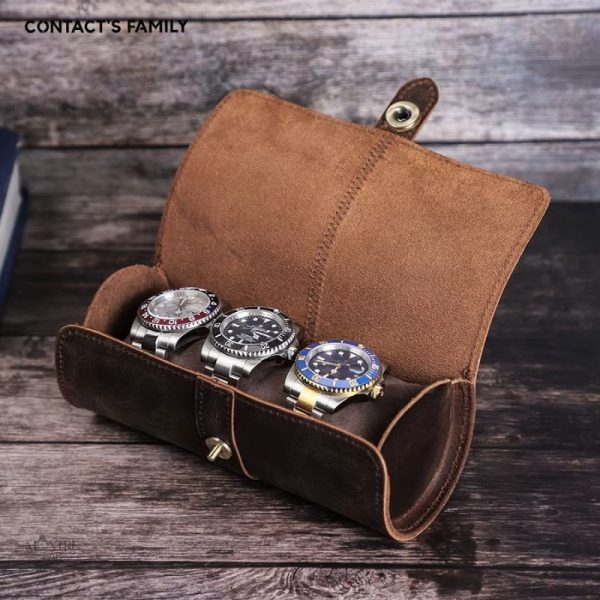 Protection pour montre en cuir, voyage en toute sécurité