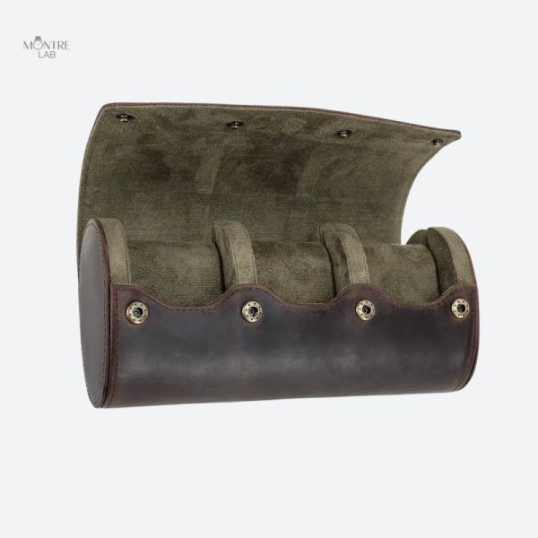 etui-montre-voyage-cuir-vintage-1 Étui pour montre en cuir vintage élégant pour le voyage