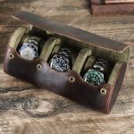 Accessoire de voyage en cuir pour protéger votre montre