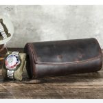 Protection pour montre en cuir, idéal pour les déplacements