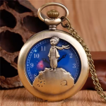 Montre à gousset Petit Prince, style vintage pour femmes