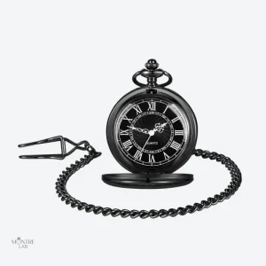 Montre à gousset homme design rétro élégant