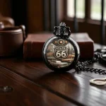 Montre à gousset Route 66 au design classique