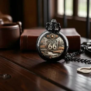 Montre à gousset Route 66 au design classique
