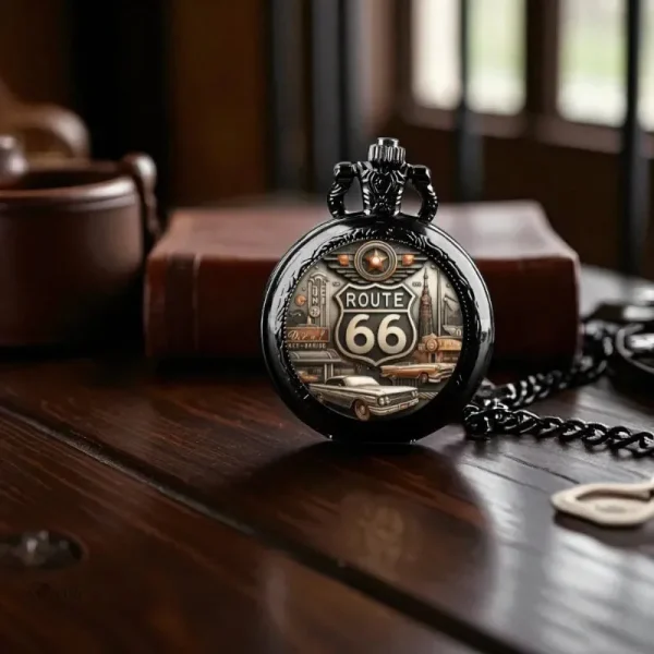 Montre à gousset Route 66 au design classique