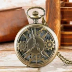 Élégante montre à gousset au style industriel