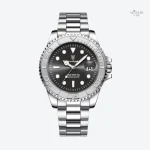 Montre plongeur à quartz de luxe pour homme