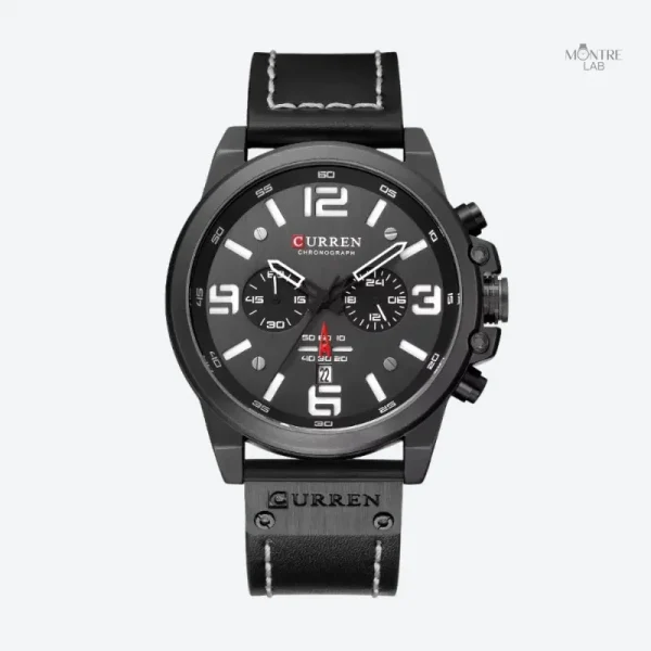 Montre à quartz avec bracelet solide et confortable