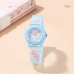 Montre enfant fille à bracelet décoré de papillons