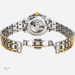 Design élégant avec bracelet en acier bicolore