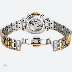 Design élégant avec bracelet en acier bicolore