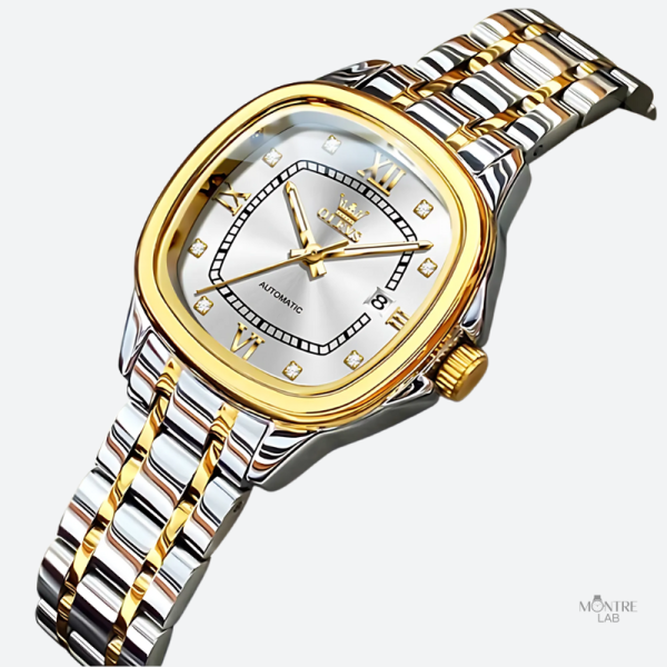 Accessoire chic pour femme, bracelet bicolore