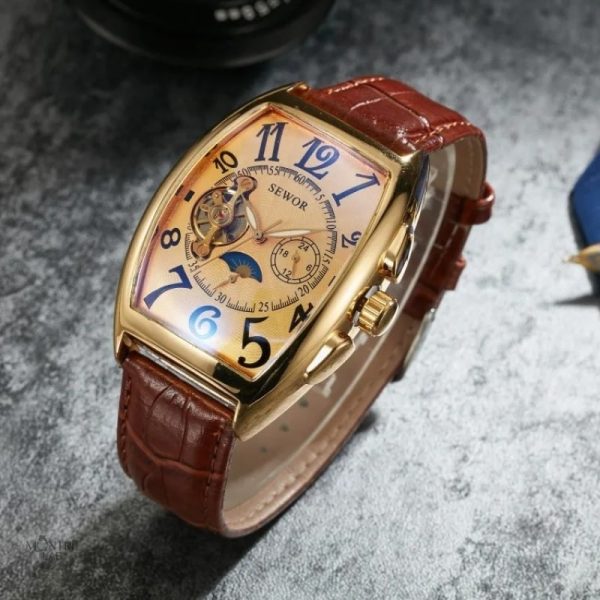 Montre automatique à mouvement visible