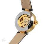 Montre femme en cuir, style sophistiqué avec diamant