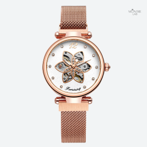 Montre femme maille milanaise élégante et raffinée