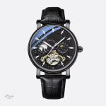 Montre automatique homme élégante avec éclat nocturne
