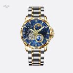 Montre automatique homme design galaxie étanche