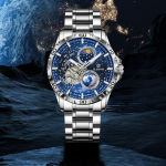 Accessoire élégant pour homme, montre étanche automatique