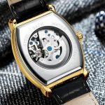 Montre à mouvement visible, style moderne pour homme