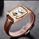 Élégante montre automatique pour homme avec affichage de lune
